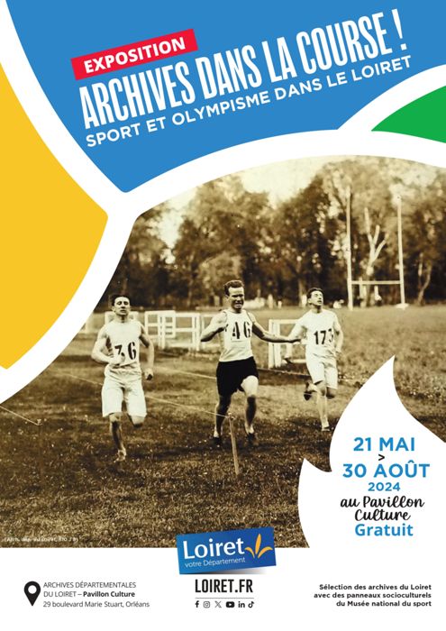 Exposition : Archives dans la course ! Sport et olympisme dans le Loiret