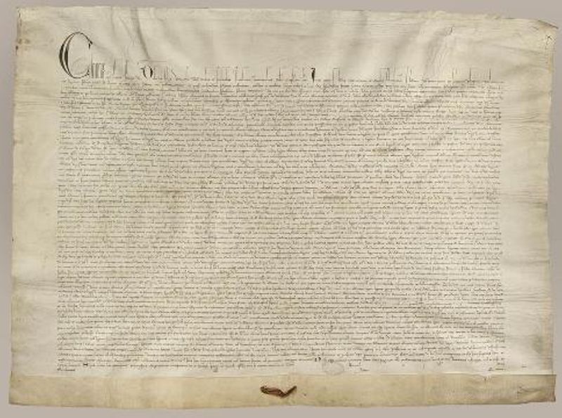 Bulle du pape Clément V créant une université à Orléans en 1306.